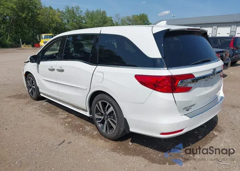 2020 Honda Odyssey Elite z USA, uszkodzony, nr VIN 5FNRL6H99LB058215
